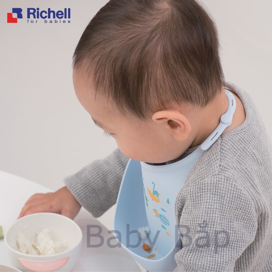 Yếm ăn dặm Silicone Richell