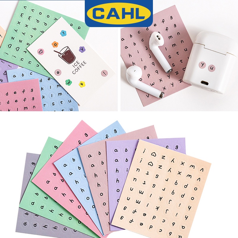 Sticker Dán Trang Trí Sổ Tay/Nhật Ký Hình Chữ Cái DIY