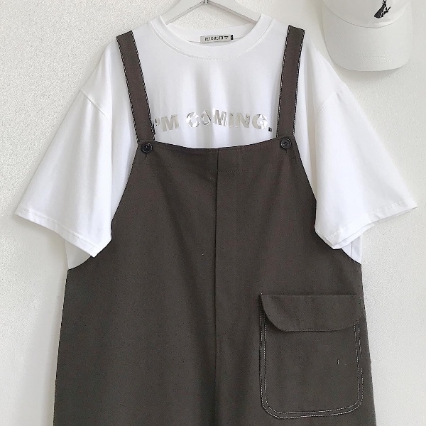 Quần Yếm Kaki Nữ Dài Ống Vừa JEMCLOSET Phong Cách Cá Tính FOME - 7166