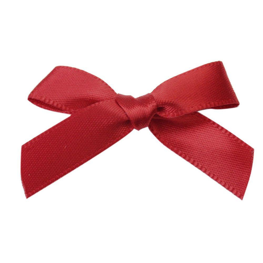 Set 100 Nơ Ruy Băng Satin Làm Đồ Thủ Công DIY Cho Bé Gái