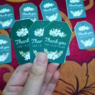 30 tag giấy THANK YOU