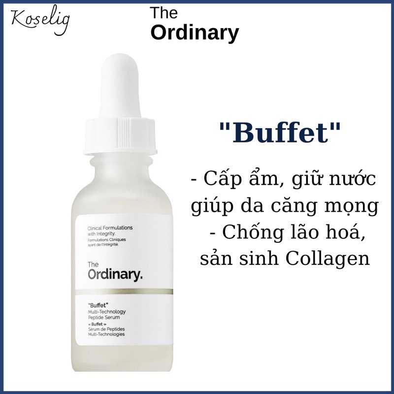 (Bill Sephora US) Serum chống lão hoá "Buffet" - The Ordinary 30ml