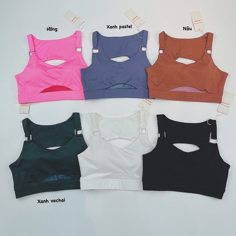 Áo Bra Nữ Tập Gym Yoga , vải co giãn thoải mái thấm hút mồ hôi