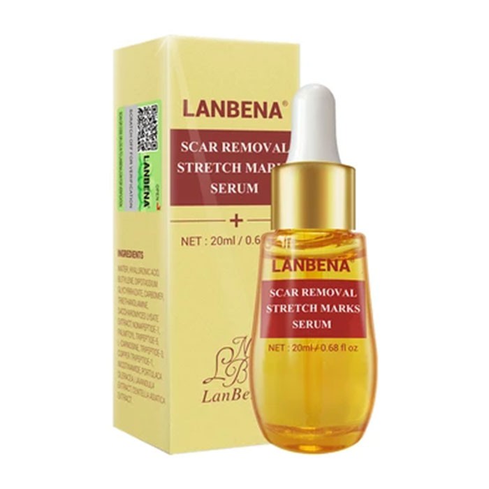 [Mã LUCIEN100 Giảm 10% Đơn 110k] LANBENA Serum Làm Mờ Sẹo Chiết Xuất Thảo Dược Làm Mờ Rạn Da Sẹo Lâu Năm