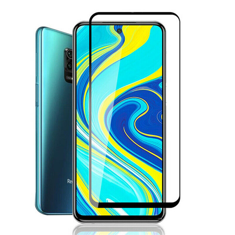 Ốp điện thoại trong suốt kèm kính cường lực bảo vệ màn hình và camera sau cho Xiaomi Redmi 9a Note 9s Note 9 Pro