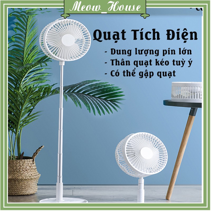 Quạt, Quạt Tích Điện 3 Kiểu Dáng, Hàng Nội Địa Trung MEOW_HOUSE | BigBuy360 - bigbuy360.vn