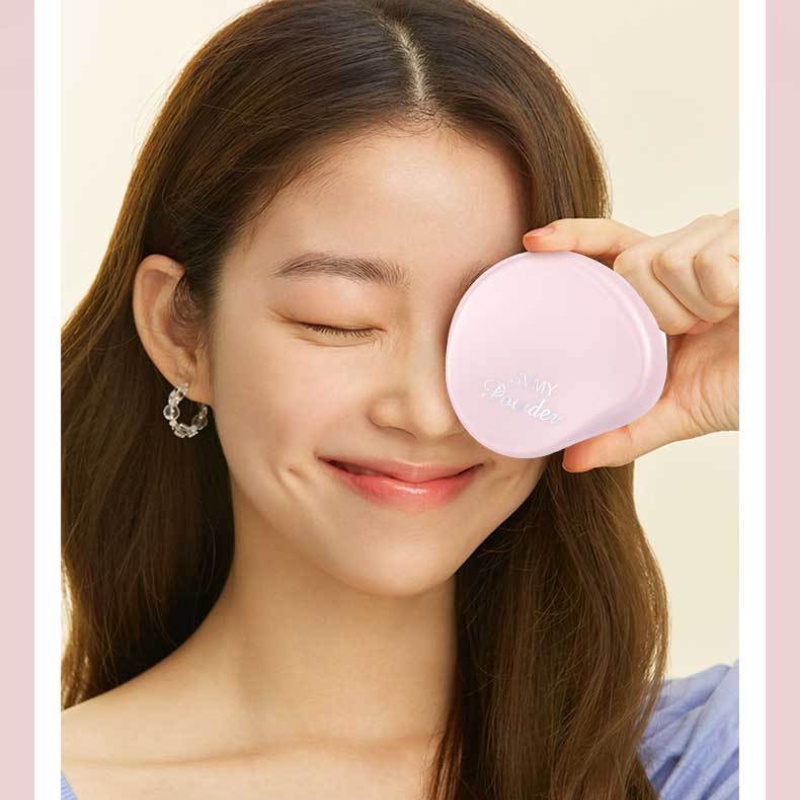 Phấn Phủ Dạng Nén Màu Lì Kiểm Soát Dầu Trang Điểm Tự Nhiên SVMY