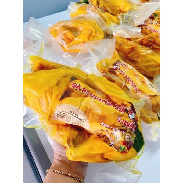 [HỎA TỐC SG] Gà ủ muối hoa tiêu nguyên con Thái Nguyên dai ngon da giòn tặng kèm muối tiêu nhà làm