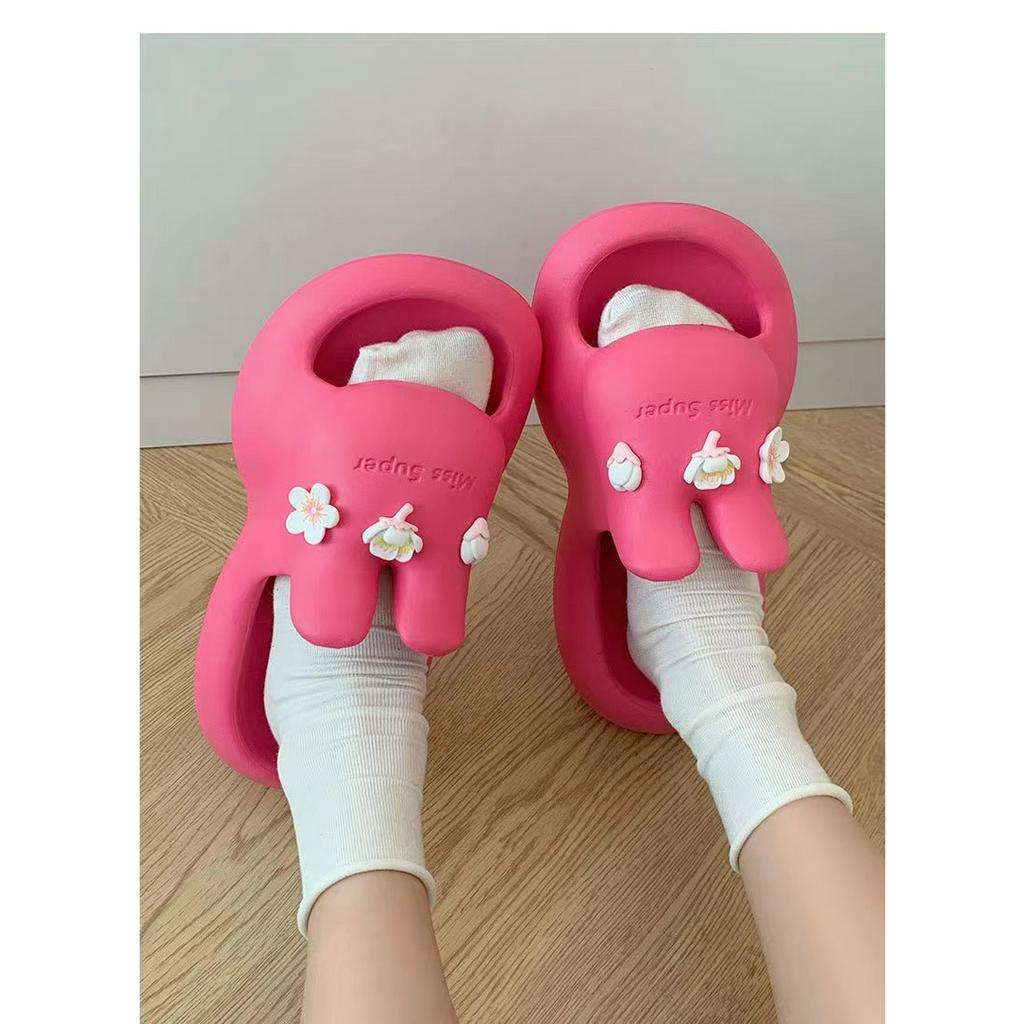 Dép Đi Trong Nhà Chống Trượt Hình Thỏ Dễ Thương Thời Trang Mùa Hè 2023 Cho Bạn Gái