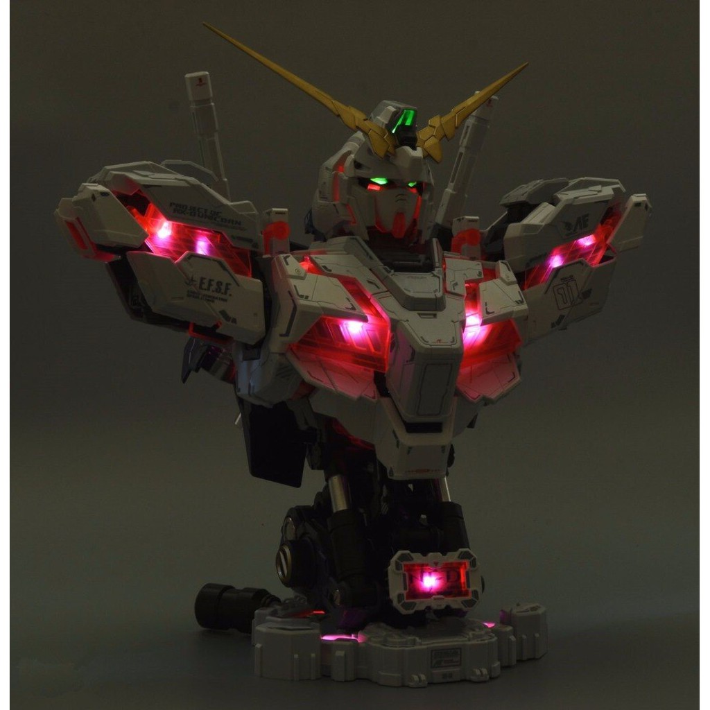 Mô Hình Gundam UNICORN Head Bust Red Frame / Green Frame AWAKEN 1/35 RX-0 Yihui Model Đồ Chơi Lắp Ráp Anime