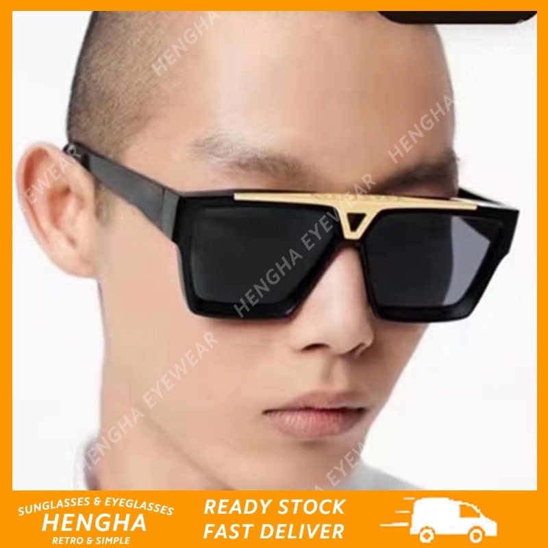 Kính Mát Gọng Vuông Phong Cách Retro Thời Trang Cho Nam Nữ