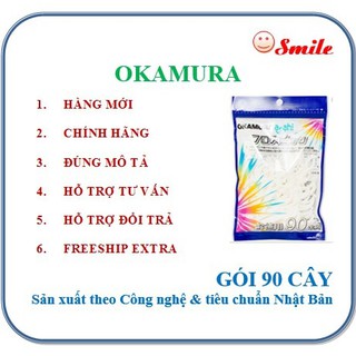 Okamura - Tăm kẽ chỉ nha khoa chất lượng Nhật Bản 90 cây