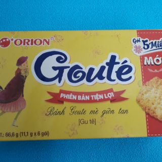 Bánh quy mè đen Goute 66,6g
