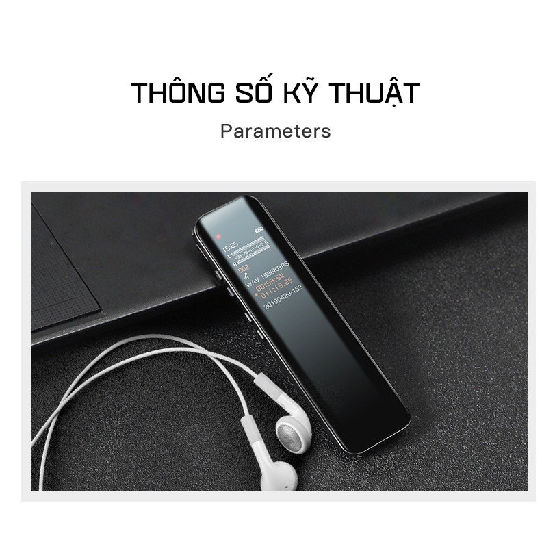 Máy Ghi Âm Chuyên Nghiệp A618 Bộ Nhớ Trong 8GB