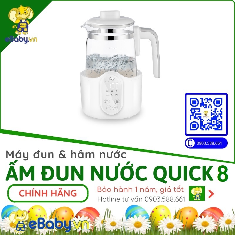 Máy đun nước và hâm nước pha sữa điện tử QUICK 8 Fatzbaby FB3525TN