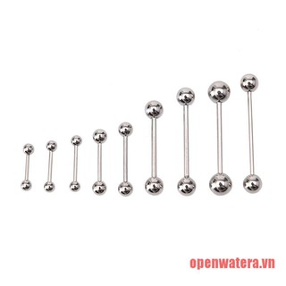 Set 10 khuyên cơ thể bằng thép không gỉ cá tính