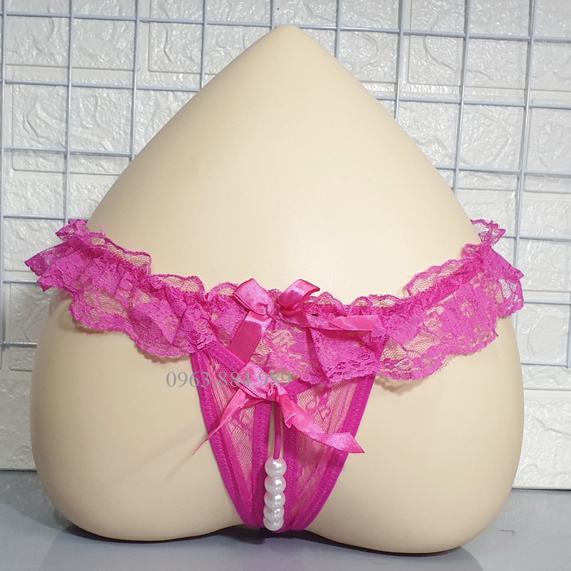 Quần lót nữ QN.34 ren phối cườm cho chị em đồng màu - ẢNH shop chụp