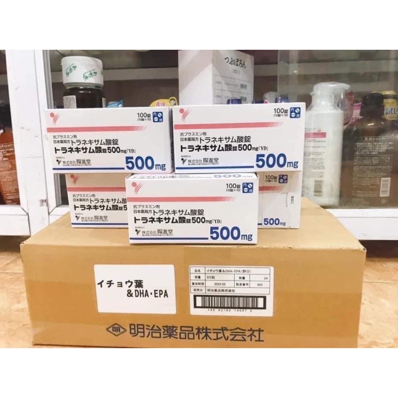 viên u.ống trắng da mờ nám transamin 500mg nhật bản 100v | BigBuy360 - bigbuy360.vn