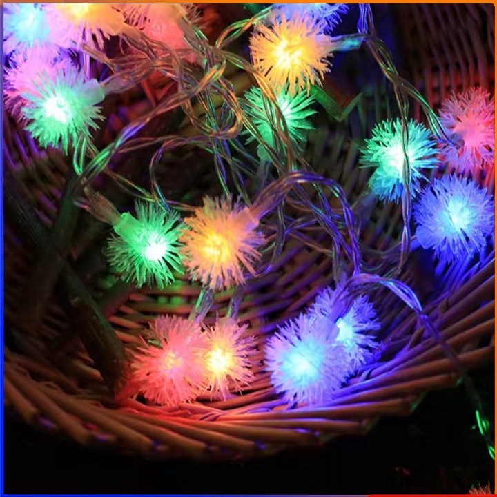 Dây đèn led chớp nháy trang trí nhà cửa nhiều màu