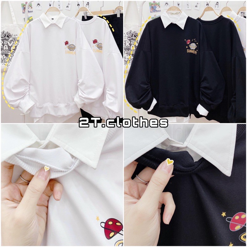 Áo Sweater Nỉ SUMMER Unisex | BigBuy360 - bigbuy360.vn