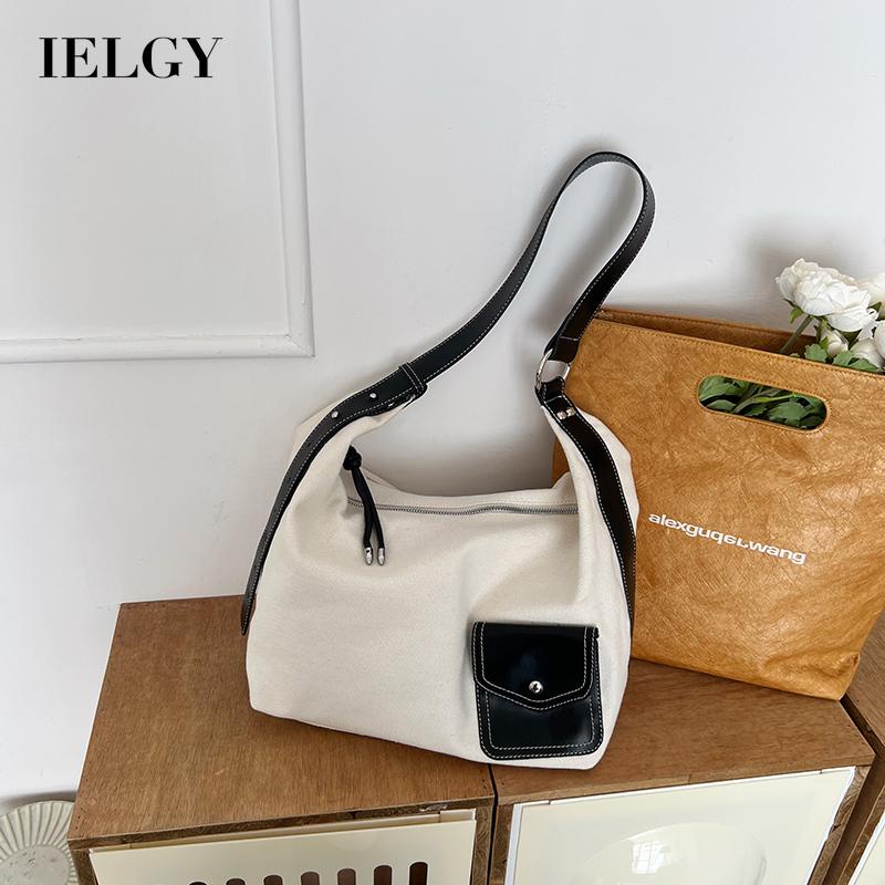 Túi xách canvas IELGY sức chứa lớn đa năng đơn giản và thời trang cho nữ
