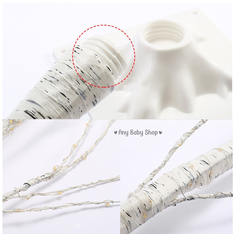 Đèn led hình cây Bạch Dương decor phòng,quán Coffee,trang trí Noel siêu lung linh với 4 dạng kích thước❣❣