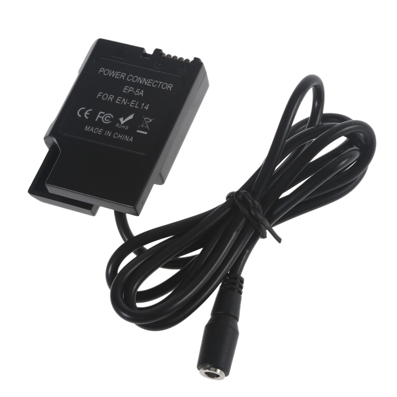 Bộ Chuyển Đổi Nguồn Điện WU Type-C Sang EN EL14 Cho Máy Ảnh D3100 D3200 D3300 D3400