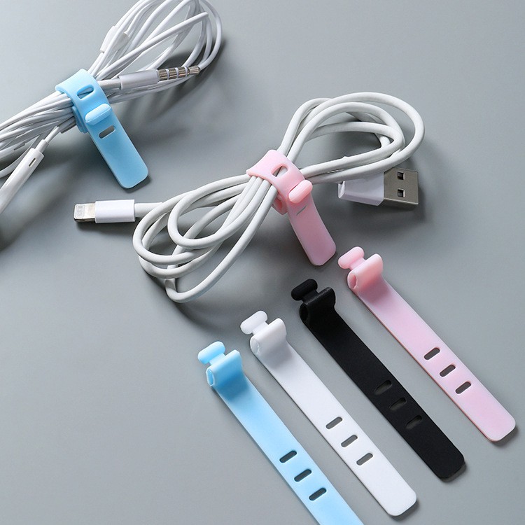 Dụng Cụ Quấn Dây Cáp / Tai Nghe / Chuột / Bàn Phím Bằng Silicone Tiện Dụng