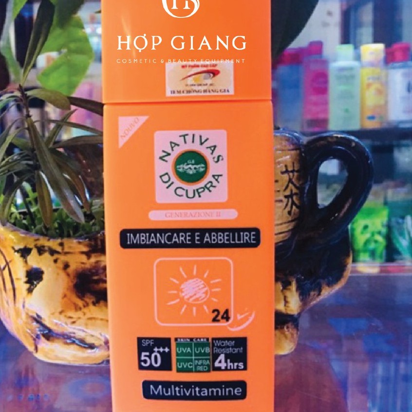 Kem chống nắng Nativas Dicupra SPF50++ chống nắng hiệu quả trong thời gian dài