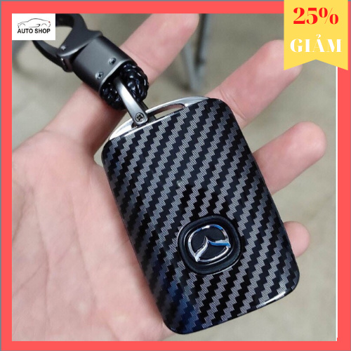 (SIÊU ĐẸP ) ỐP CHÌA KHÓA CACBON XE MAZDA 3 ĐỜI 2020-2021 CAO CẤP