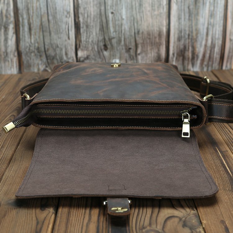 Túi Đeo Chéo Da Bò Thật TFD03 Bảo Hành Da 5 năm - Du Mục Store