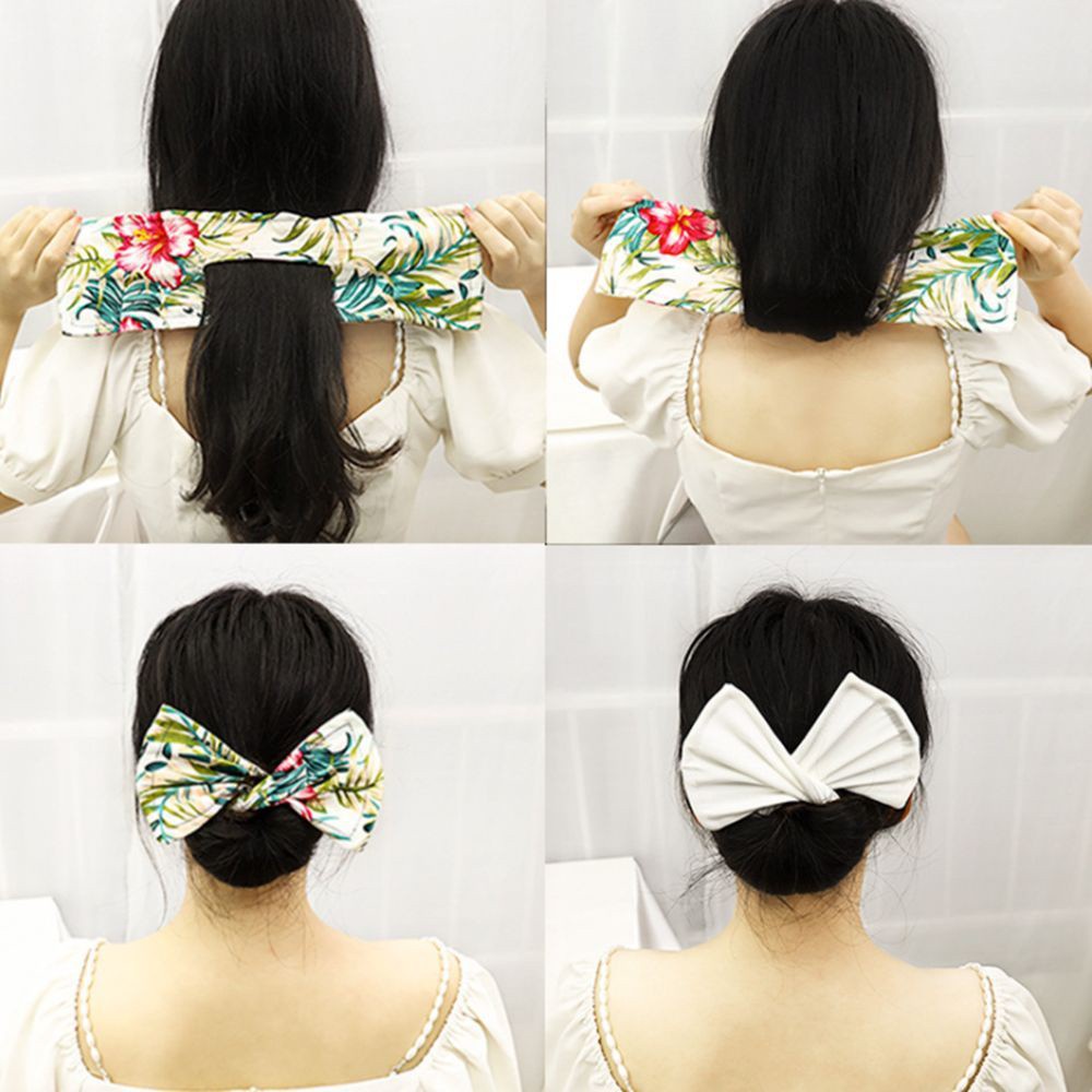 💋Dây Cột Tóc Cố Định In Họa Tiết Thanh Lịch Kiểu Pháp Mới | BigBuy360 - bigbuy360.vn