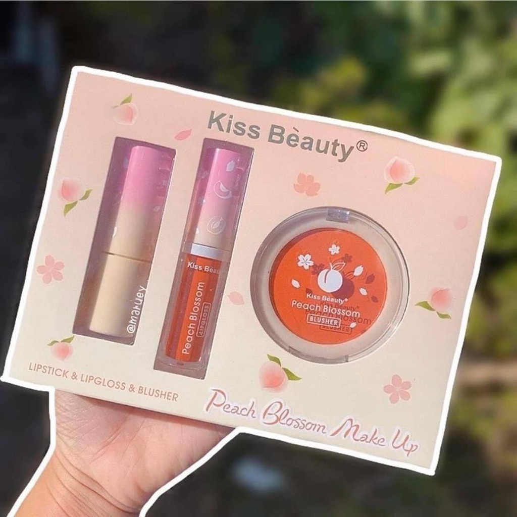 Set 3 sản phẩm Makeup kissbeauty xinh lung linh