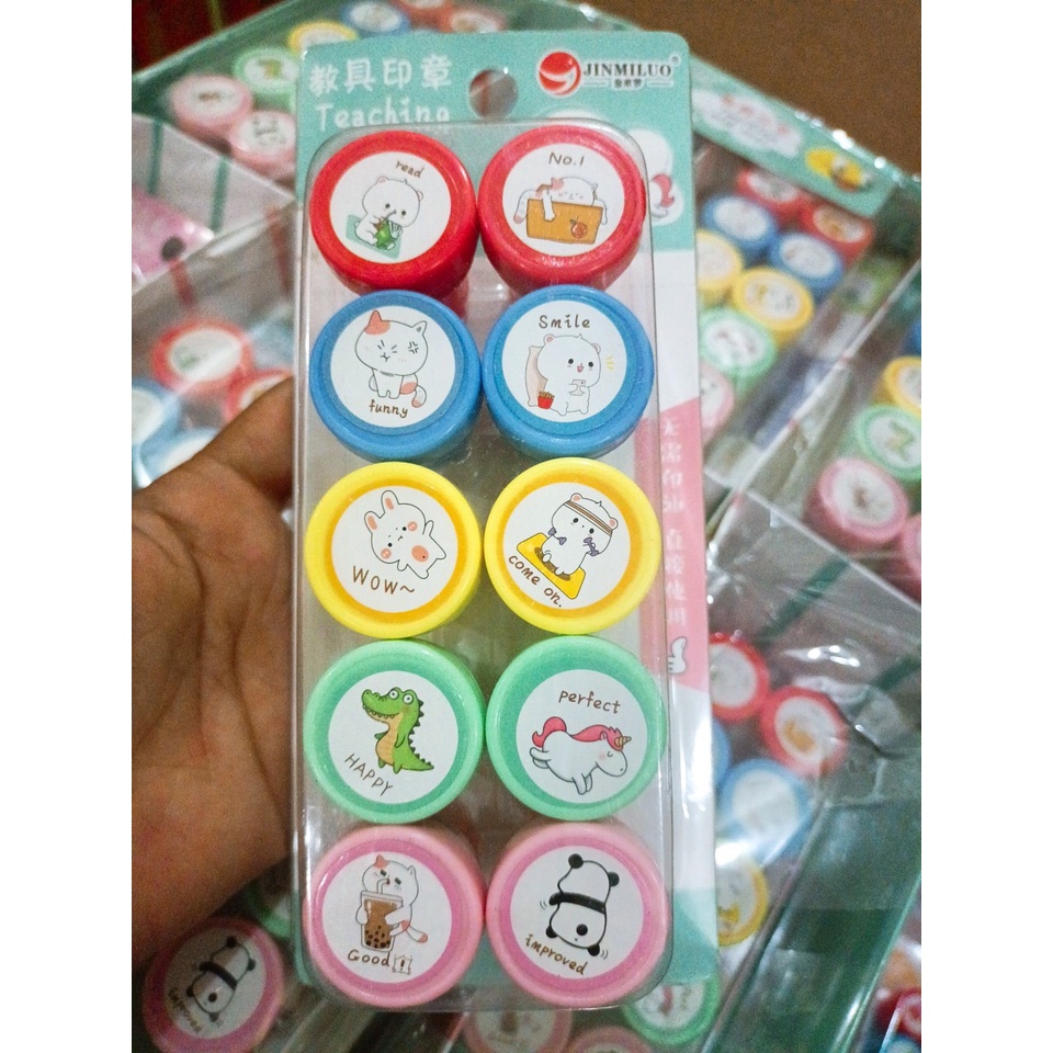 Con Dấu Cute Nhiều Họa Tiết Cho Bé - Con Dấu Nhiều Hình Dễ Thương An Toàn Cho Trẻ Em (1 cái)