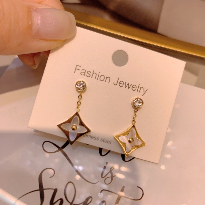 Dây chuyền/Bông tai/Lắc tay VL siêu xinh|Sang chảnh|Cá tính/Chất titan cao cấp không rỉ set\CÓ BẢO HÀNH