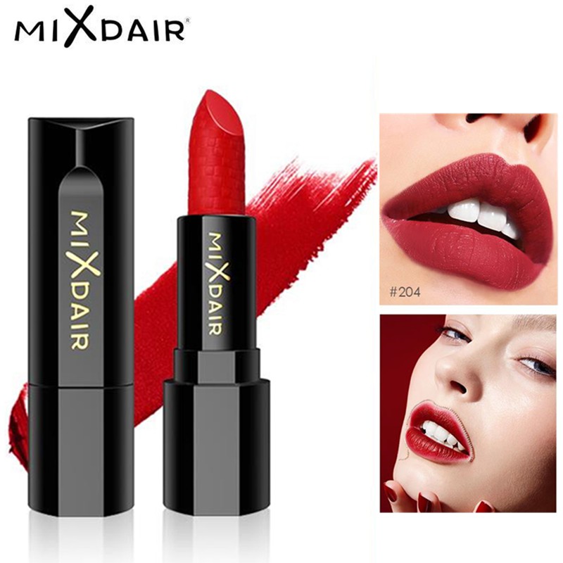 Son nội địa trung MIXDAIR chống thấm nước lâu trôi màu lì mịn nhung 9 màu 35g | BigBuy360 - bigbuy360.vn