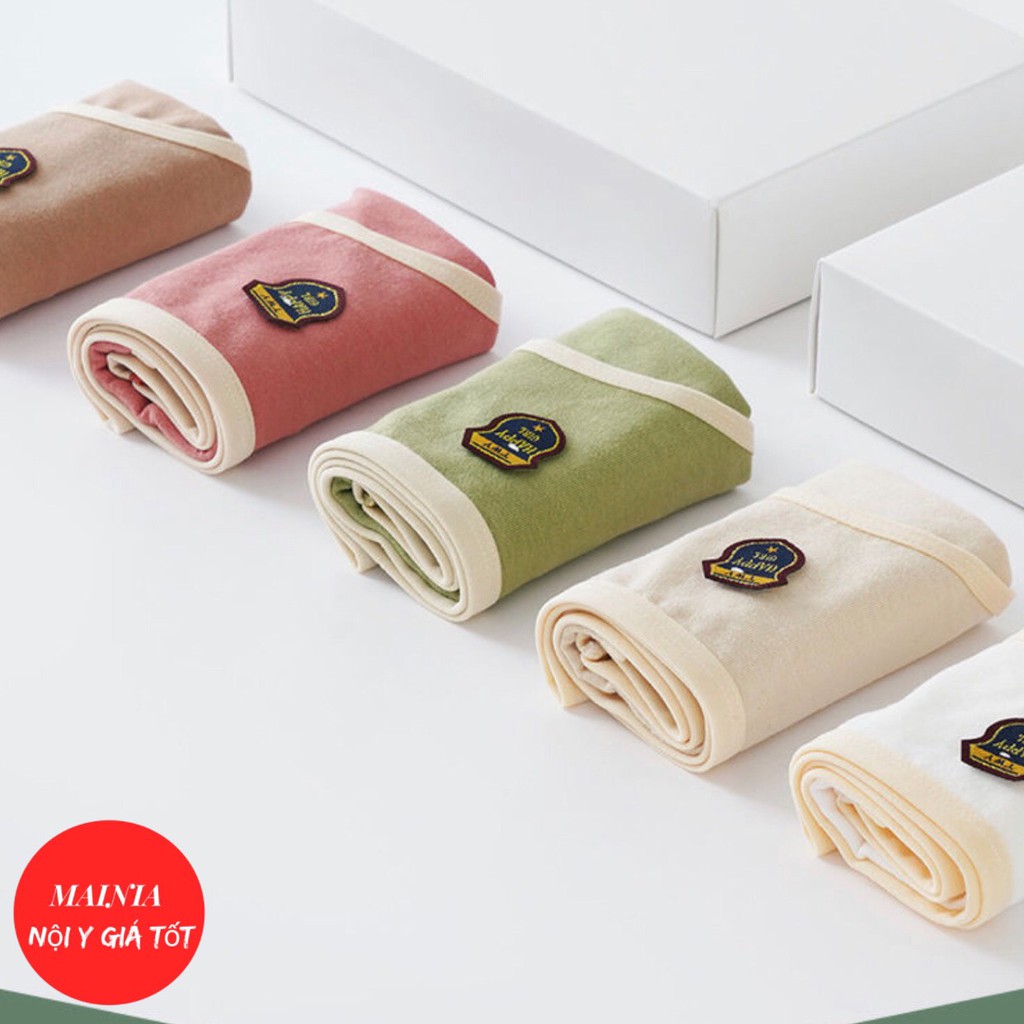 [Có Size M] Quần Lót Nữ Cotton Happy Girl Chíp Rẻ Đẹp Chất Lượng Cao Mainia Shop