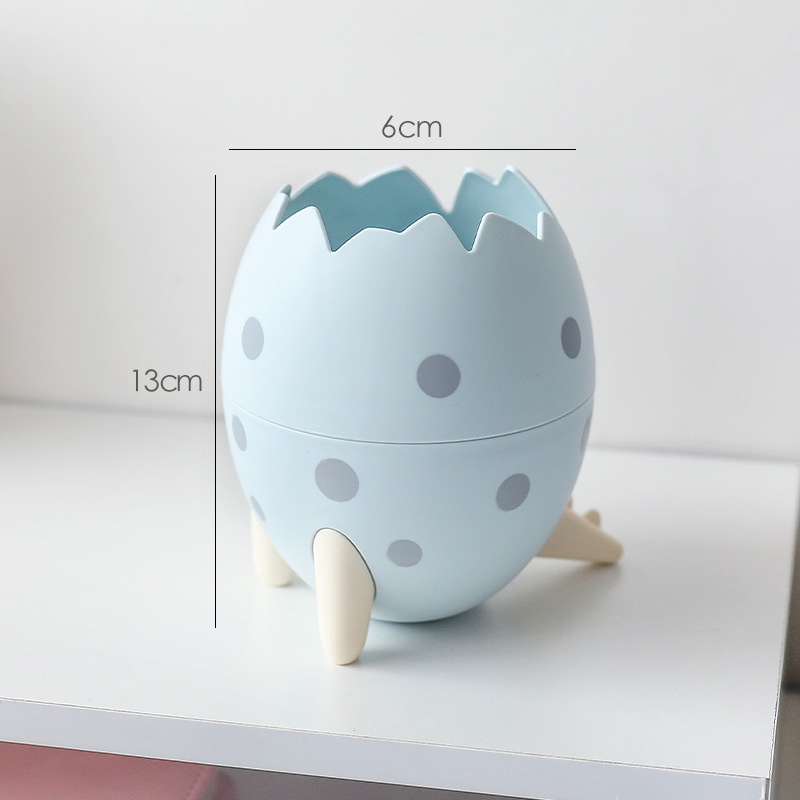 Hộp Đựng Bút Hình Trứng Khủng Long Bằng Nhựa Dễ Thương Sáng Tạo