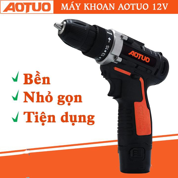 Khoan pin aotuo 12v- chế độ khoan đảo chiều-có điều tốc