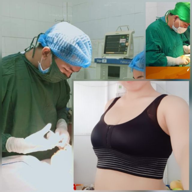 ÁO ĐỊNH HÌNH NGỰC KÈM ĐAI CHUYÊN DỤNG PHẪU THUẬT NÂNG NGỰC