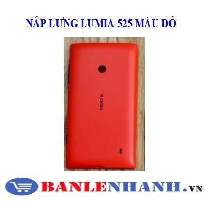 NẮP LƯNG LUMIA 525 MÀU ĐỎ