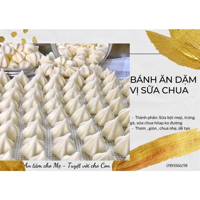 Bánh ăn dặm handmade cho bé từ 6 tháng trở lên(có gói mini dùng thử)