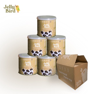 Combo6l - 6 lon thạch sương sáo jelly bird bản light - thạch đen cao bằng