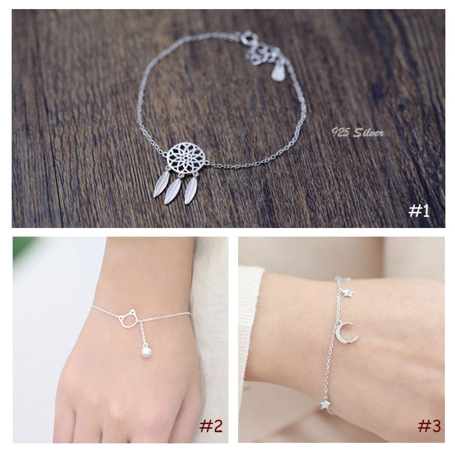 Các Mẫu Lắc Tay Bạc Ý S925 Siêu Hot Cho Bạn Gái