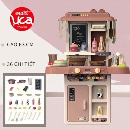Đồ Chơi Nhà Bếp Trẻ Em, Mô Phỏng Đồ Dùng Nhà Bếp Nấu Ăn, Trẻ Em 2 Đến 6 Tuổi Đồ Chơi