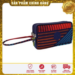 KIPLING Ví cầm tay 10cm*17cm vải dù siêu nhẹ, chống thấm nước, dễ dàng vệ sinh vết bẩn