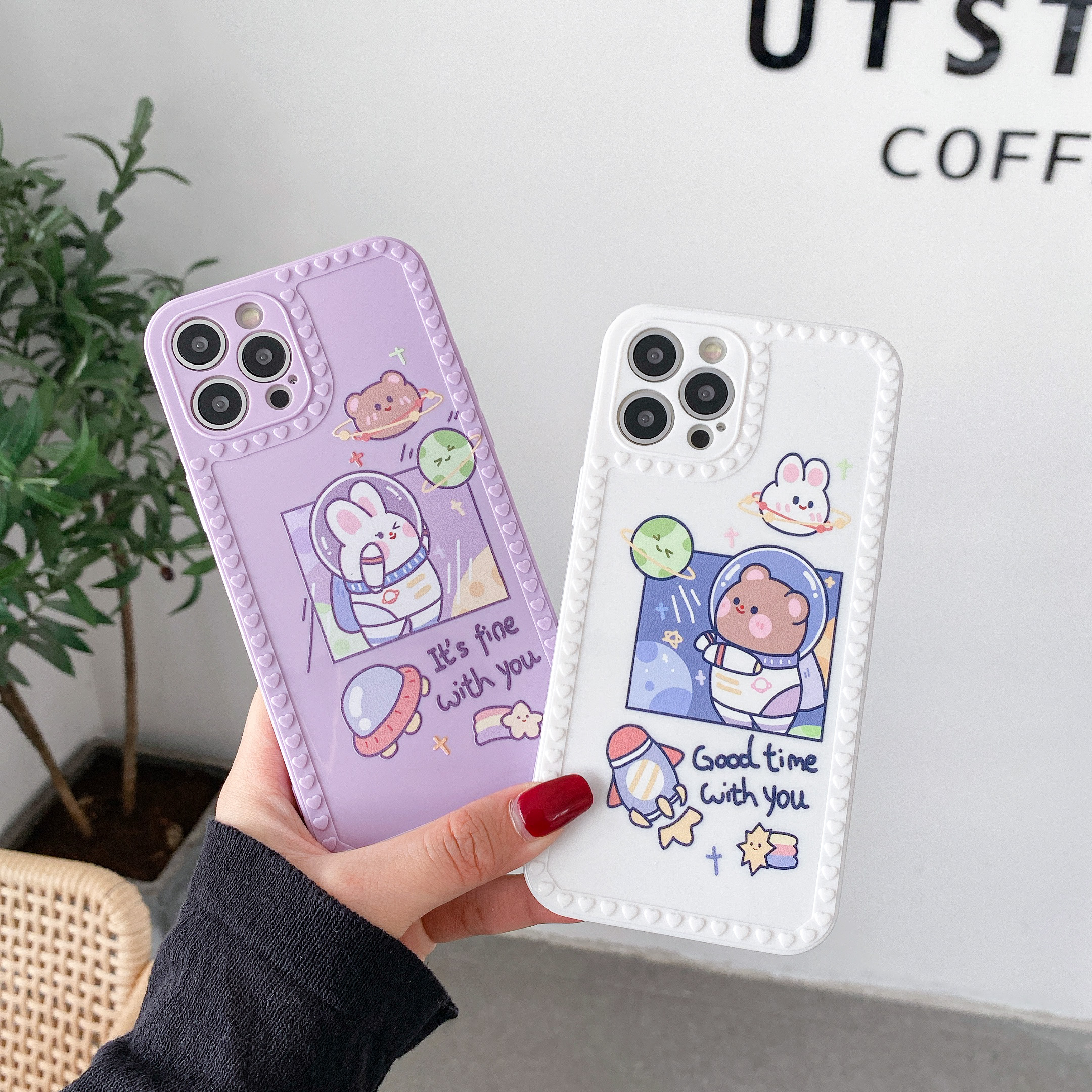 Ốp Điện Thoại TPU Dẻo Hình Gấu / Thỏ Cho Iphone 12 11 Pro Max Xr Xs Max X 6s 7 8 Plus Se 2020 | BigBuy360 - bigbuy360.vn
