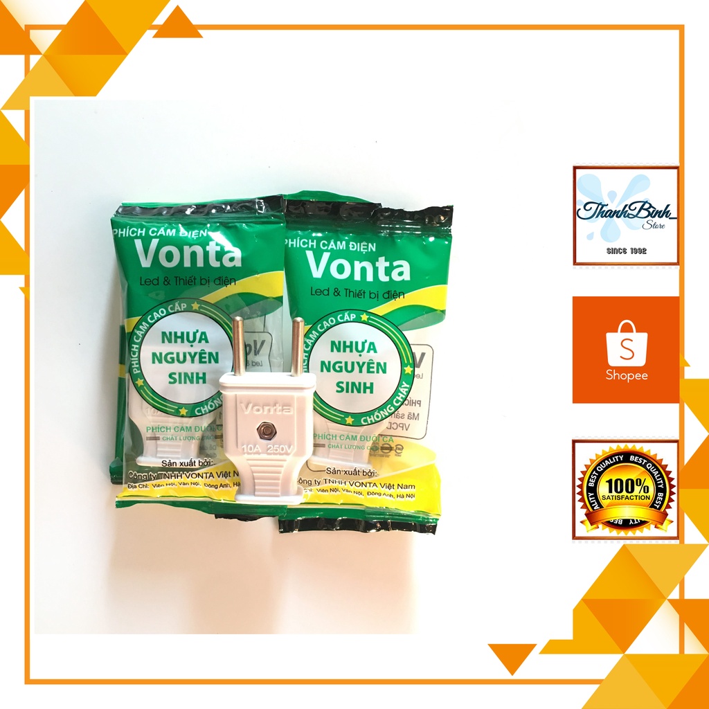 PHÍCH CẮM ĐUÔI CÁ CHÂN TRÒN- 10A 5.0- VONTA