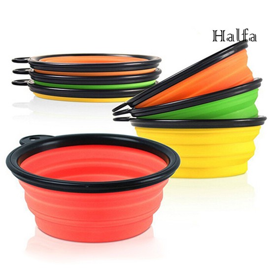 Tô Silicon Đựng Thức Ăn Cho Thú Cưng Có Thể Gấp Gọn Tiện Dụng