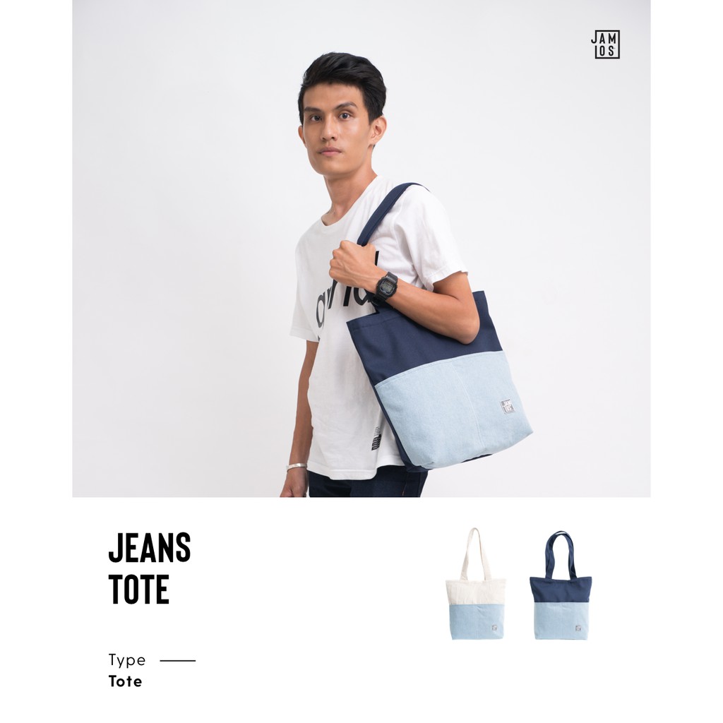 Jamlos Jeans Tote - Túi tote thời trang vải canvas